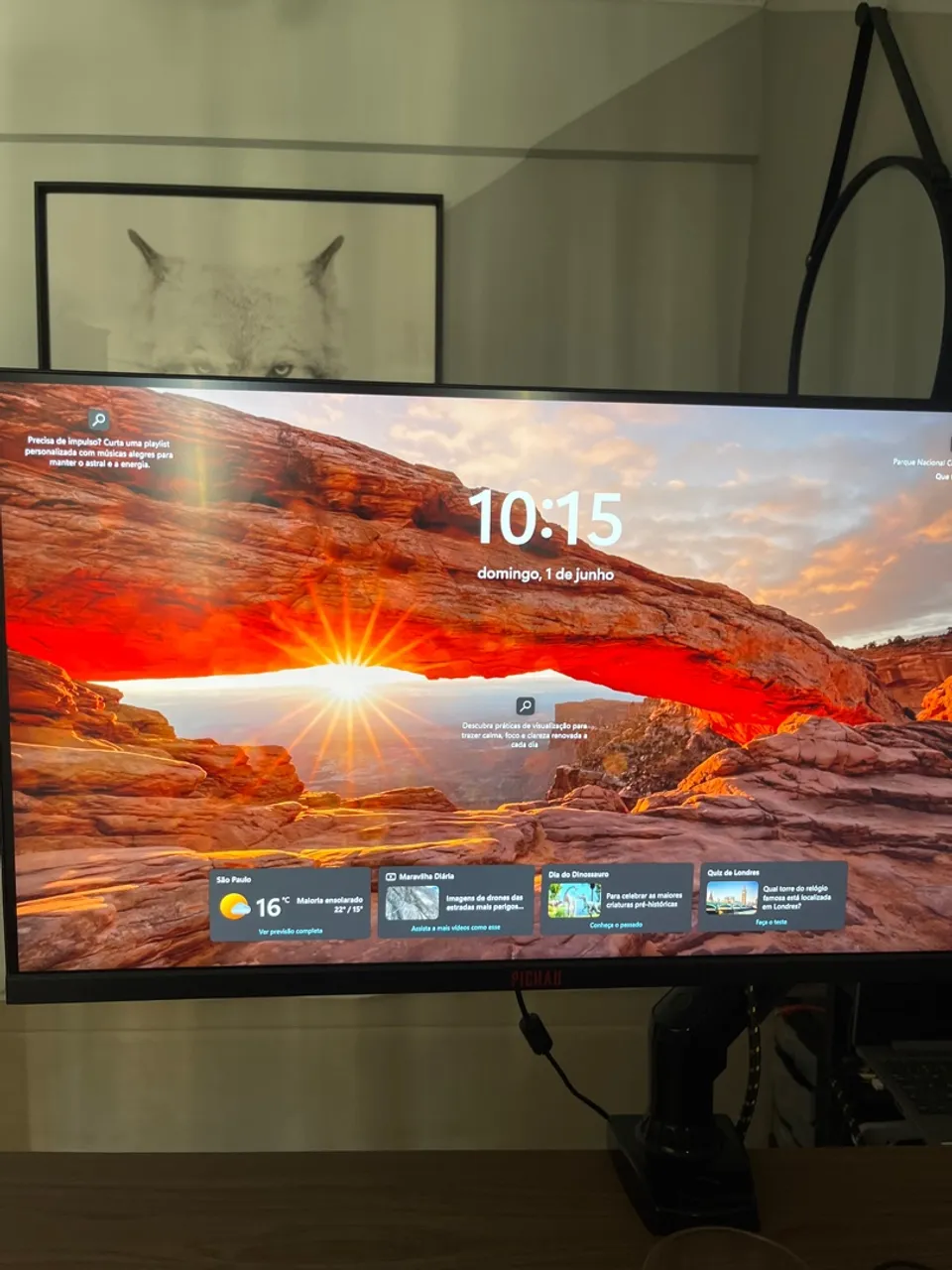 Monitor 4k 144hz 1ms 100% RGB pichau 28 pol- Imagem Impecável
