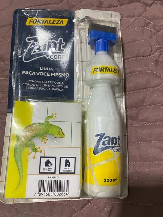 ZAPT TINTA PARA RENOVAR REJUNTE- COR BRANCA- NOVO  - Foto 2