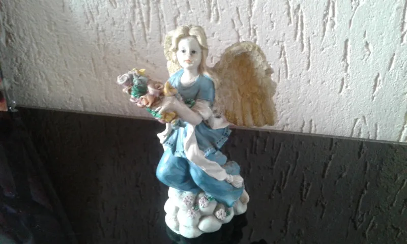 Anjo Estatua Miniatura Decorativa
