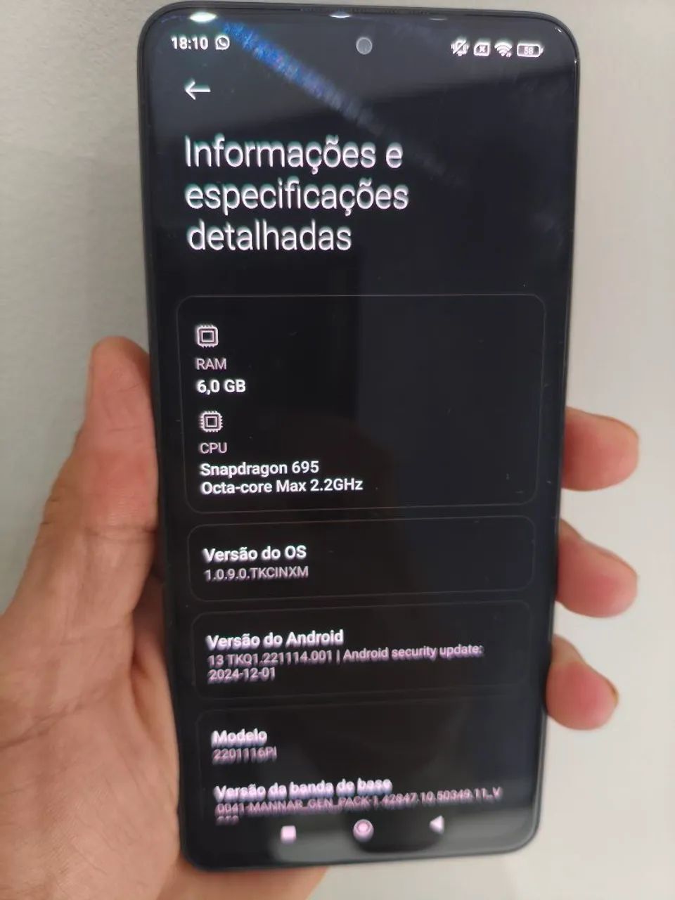 celular xiaomi poço x4 pro 5 g 128 GB - Foto 2