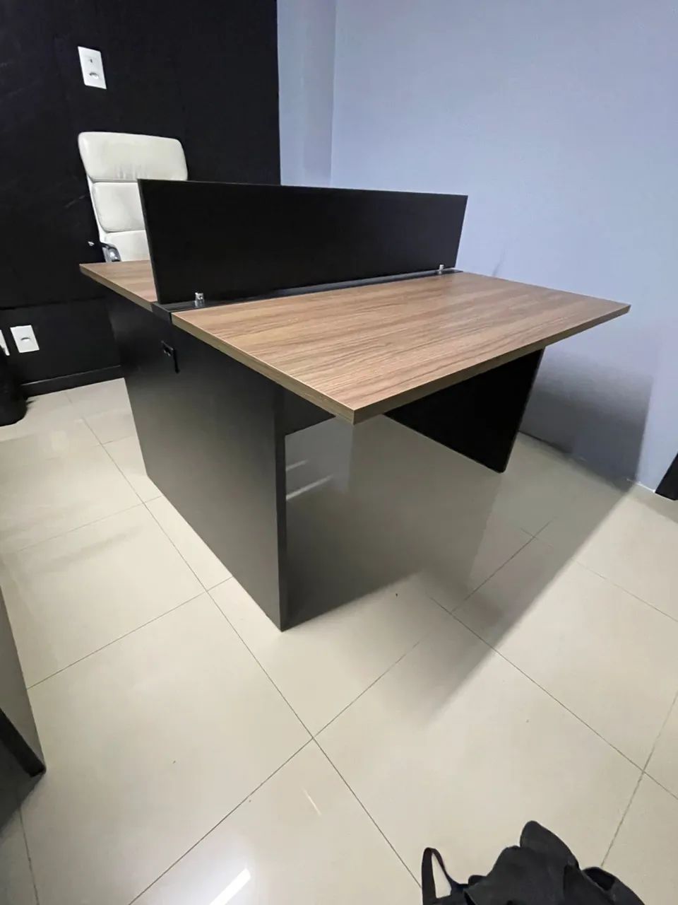 ESTACAO DE TRABALHO ESCRITÓRIO 2 lugares painel - LOJA IKONMIXOFFICE 