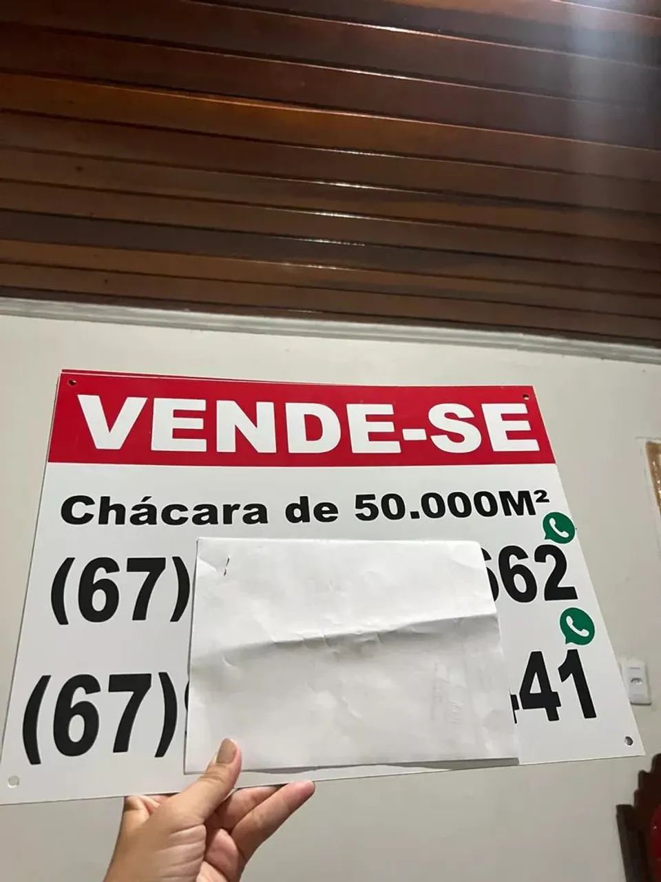 Placa vende ou placa aluga se personalizadas 40x30cm  - Foto 4
