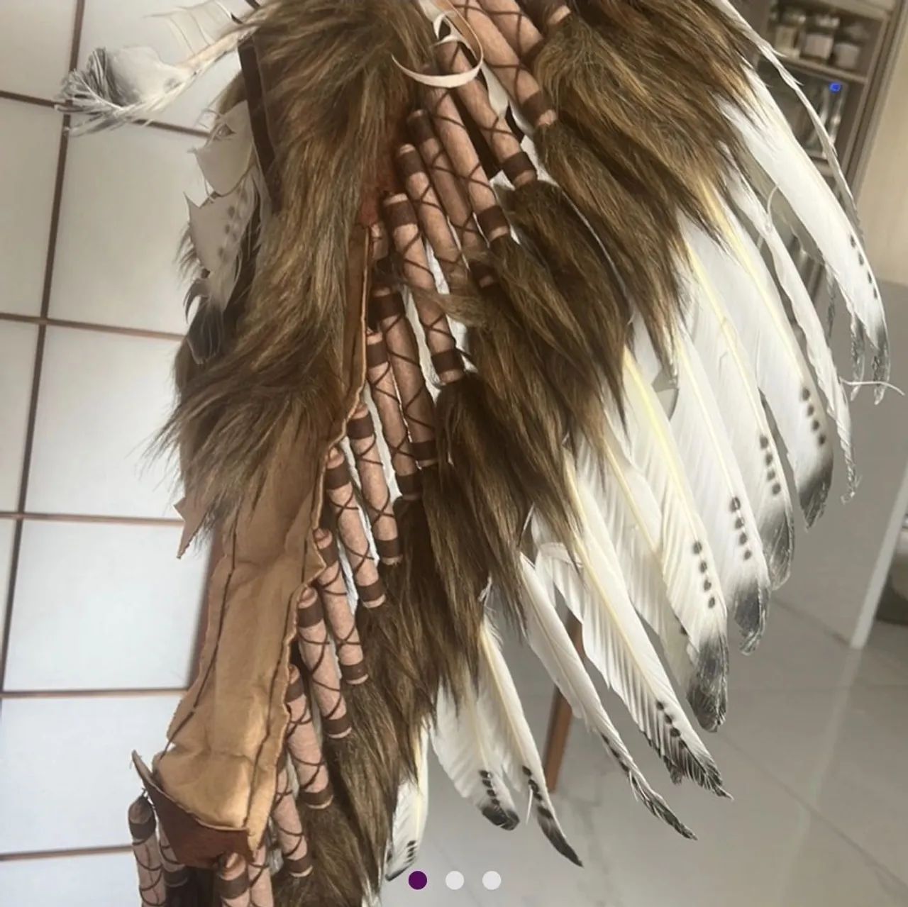 Cocar de Índio - Acessório de Fantasia - Foto 3