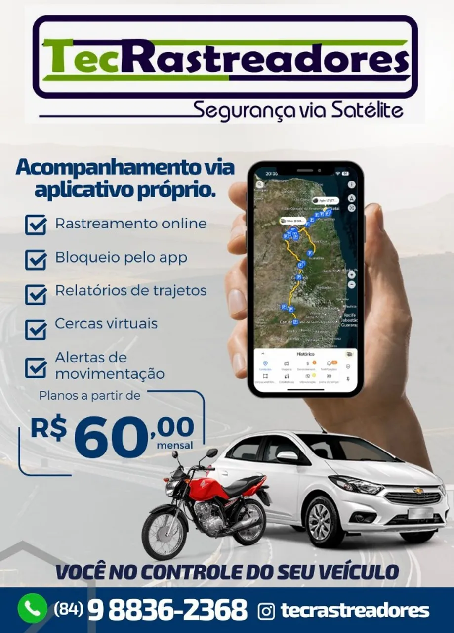 Rastreador Veicular - Segurança e Controle Total Com baixo Custo