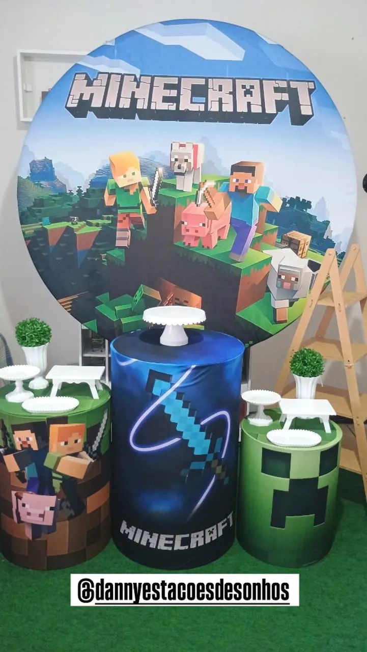 Pegue e monte Tema Minecraft 