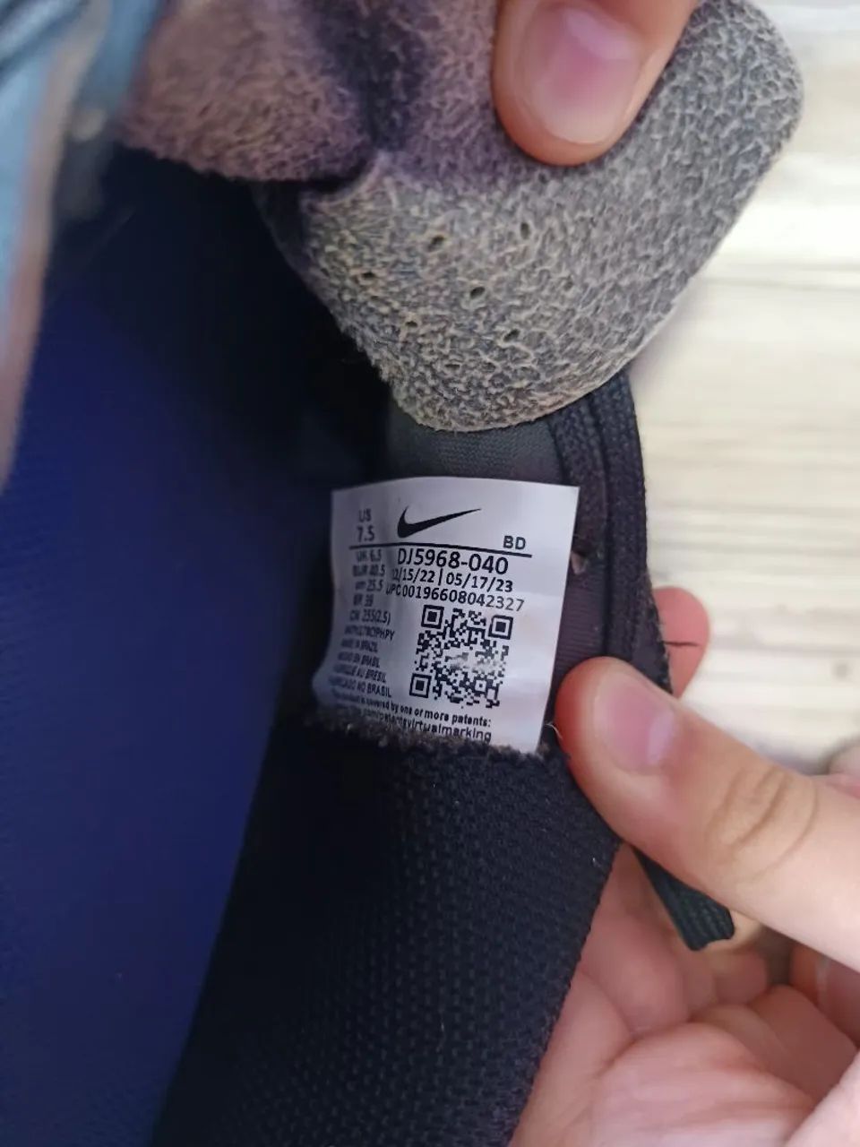 Chuteira Nike Vapor Indoor - Tamanho 39 - Higienizado  - Foto 3