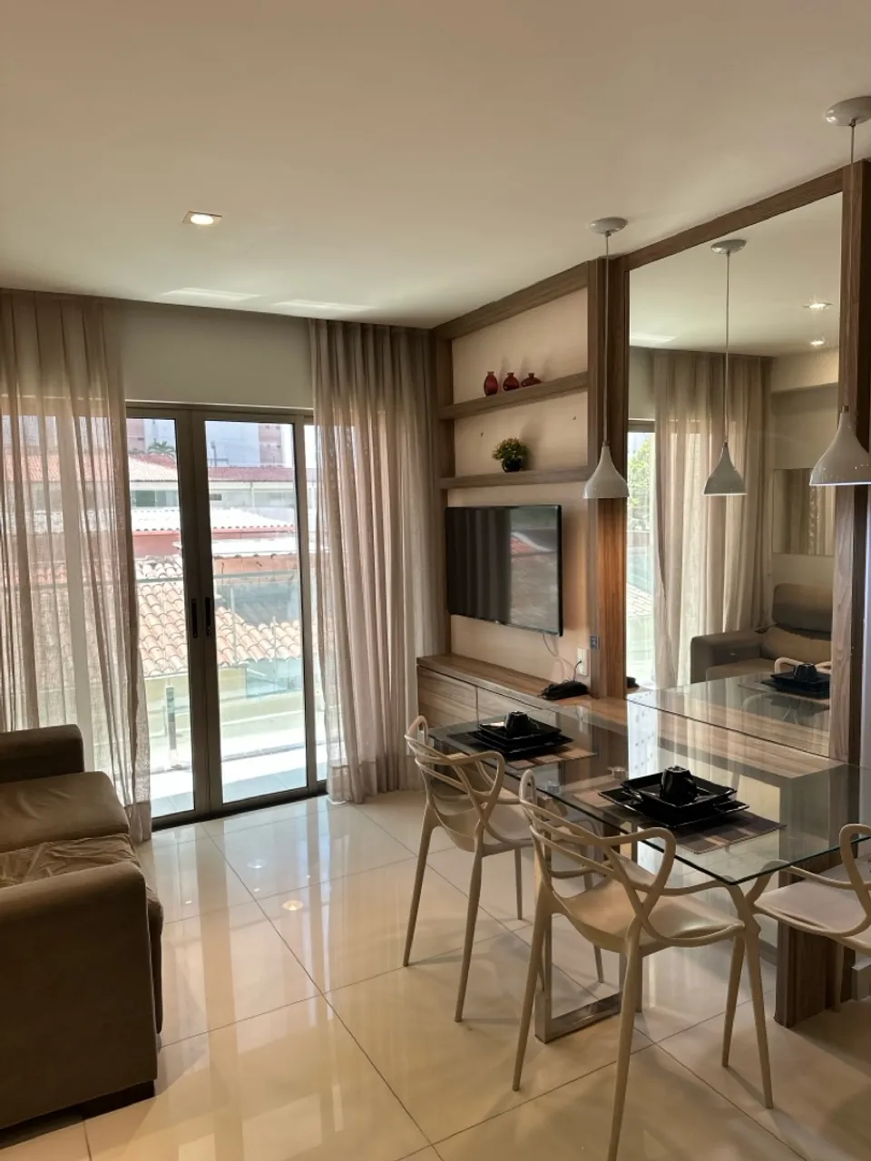 Alugo apartamento mobiliado em ponta negra