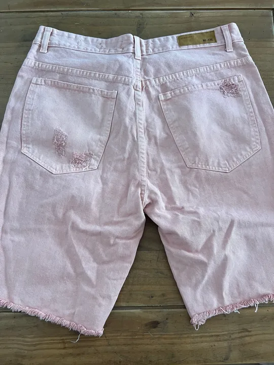 Bermuda Jeans Rosa