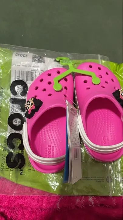 Sandália Crocs Minnie Mouse Infantil Rosa - Foto 5