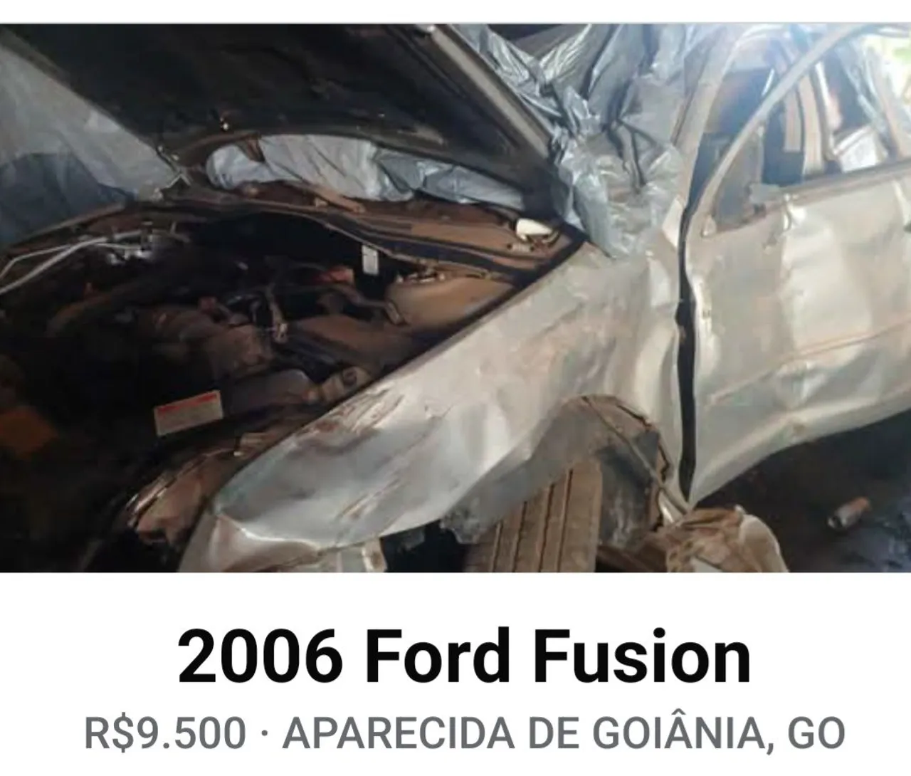 Vê se fuzil 2006 capotado há um ano deu PT preço 9500 sem contra oferta zap é 629927533-63