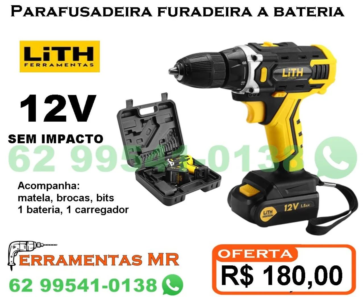 Parafusadeira a bateria a partir de 150 - Foto 3