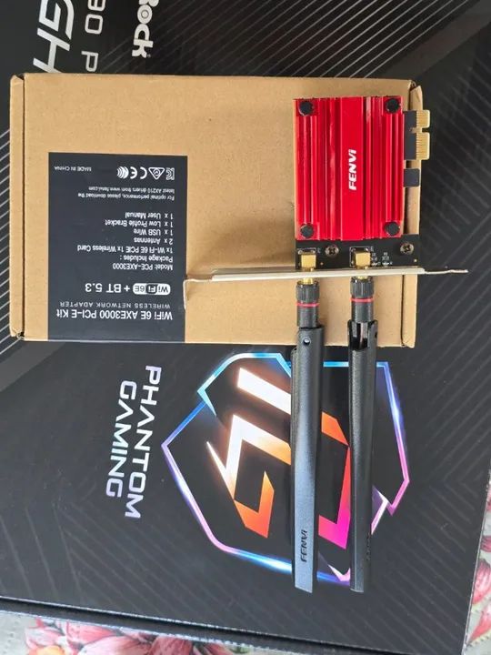 Placa Mãe ASRock Z790 PG Lightning DDR5 + Fenvi AX210 - Foto 2