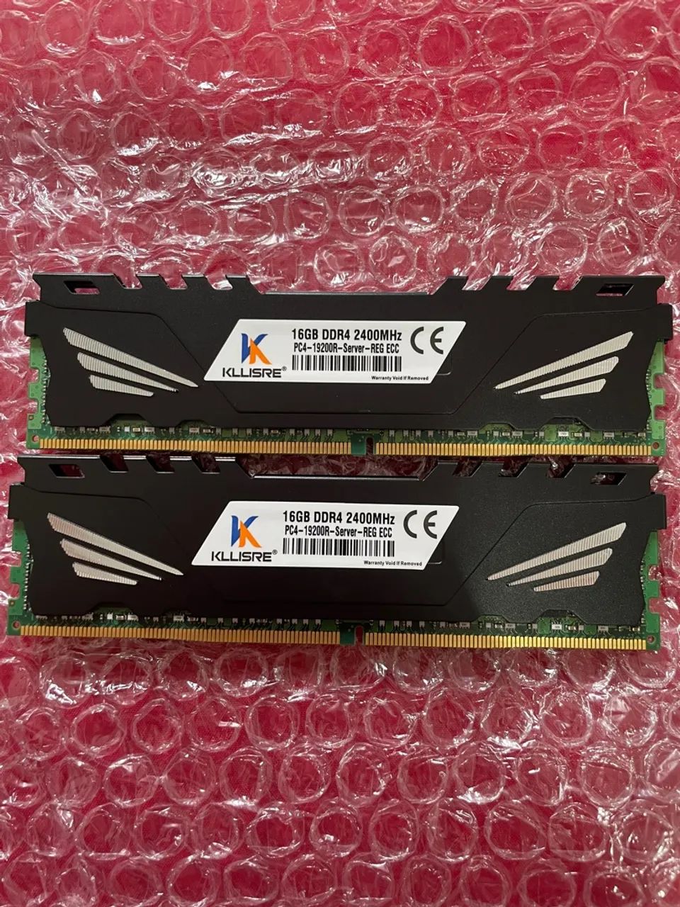 Memória RAM Kllisre 16GB DDR4 2400MHz PC4-19200R-Server-REG ECC