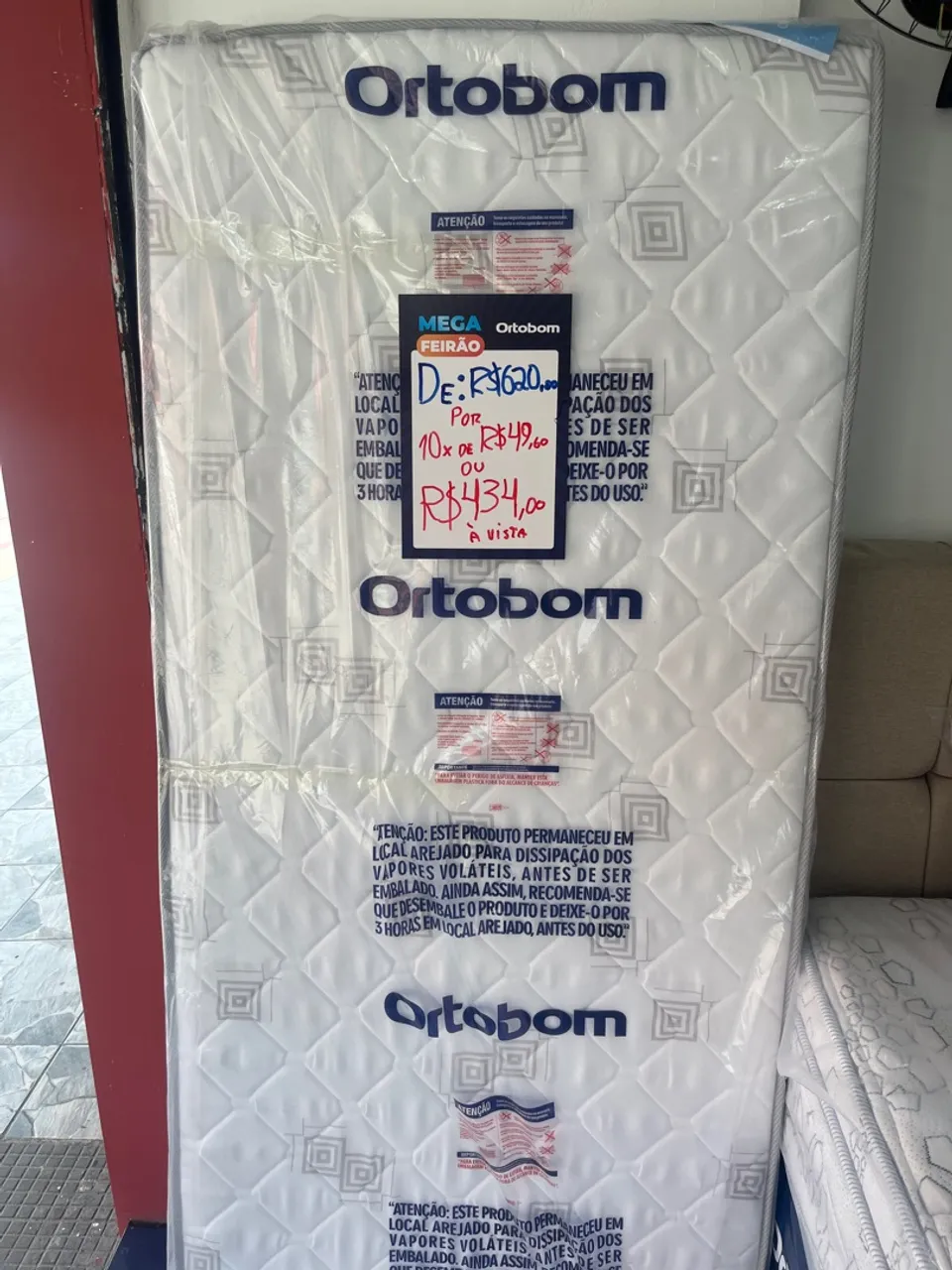 Colchão e Cama Ortobom - D23, D28, D33 e D45 Solteiro e Casal // Cama, Cama Box e +