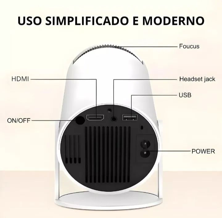 Projetor Portátil InterStelar - Alta Qualidade e Diversão! - Foto 3