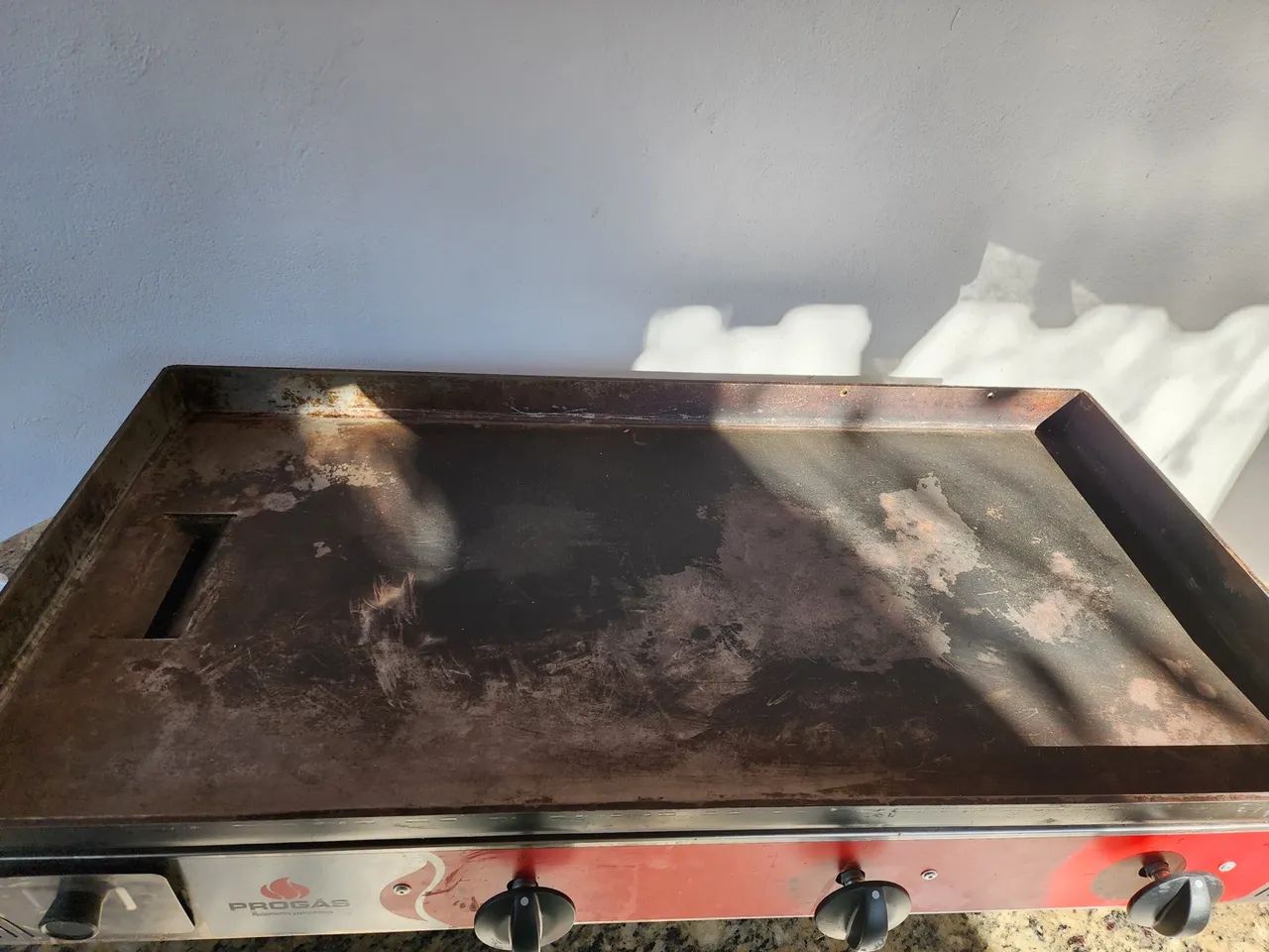 Chapa profissional pro gás semi nova  - Foto 5