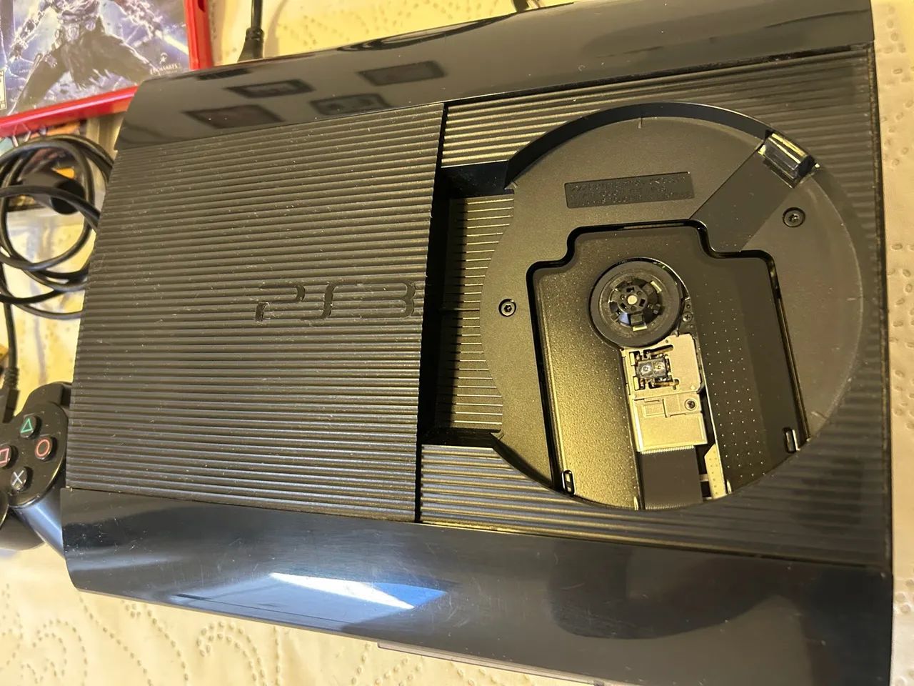 Playstation 3 Slim + Controle + Jogos - Foto 3