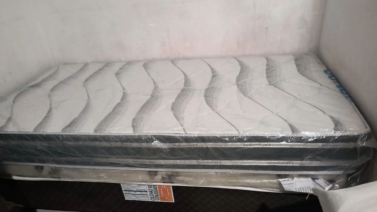 COLCHÃO SOLTEIRO NOVO