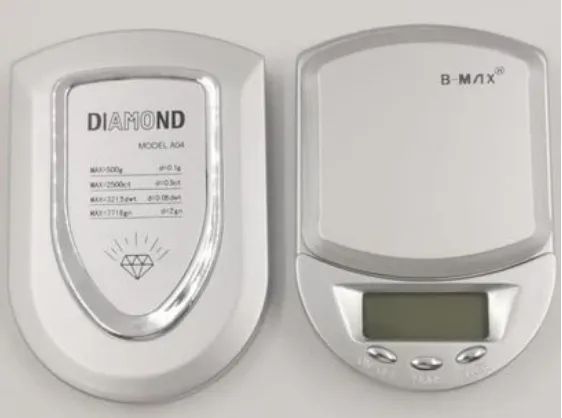 Mini Balança Digital Precisão Diamond A04 0.1g Até 500g - Foto 2