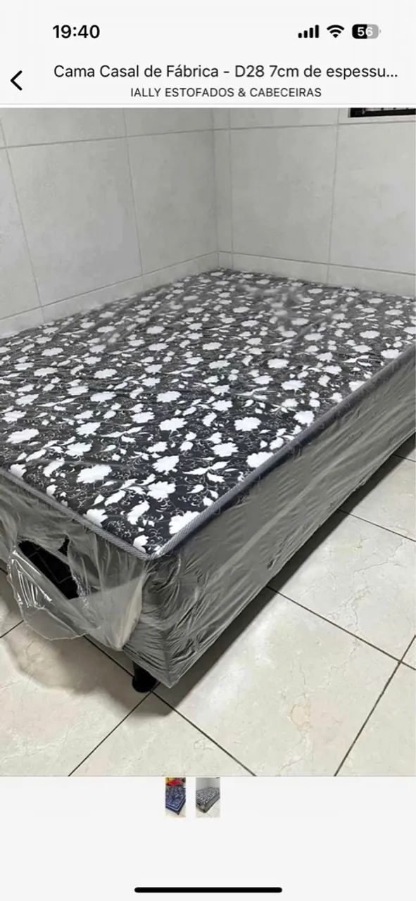 Cama Box Casal de FÁBRICA - Promoção Imperdível COM ENTREGA IMEDIATA  - Foto 3