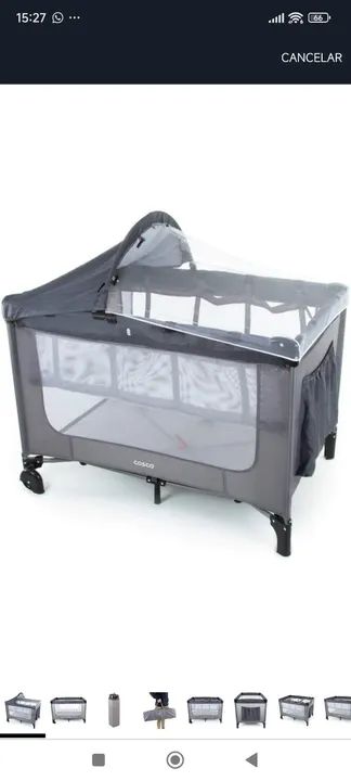 Berço portátil novo
