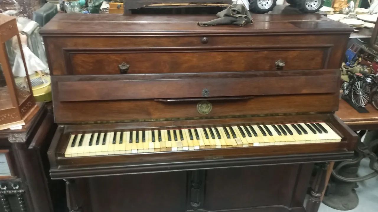 Piano  antigo francês Debain  - Foto 2