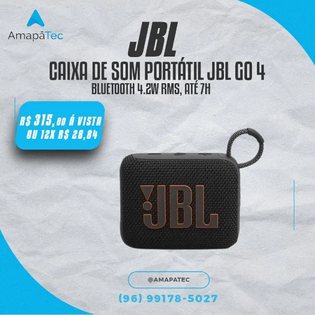 Caixa de Som JBL GO 4