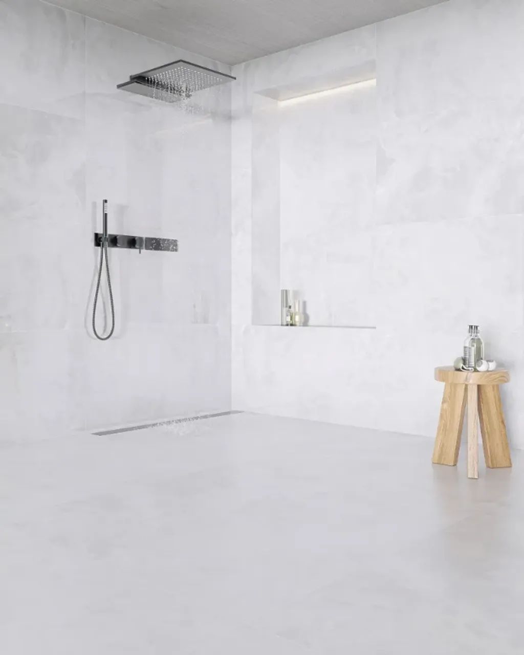 Porcelanato Incesa Olimpo White Polido 60x120 cm Retificado - Foto 3