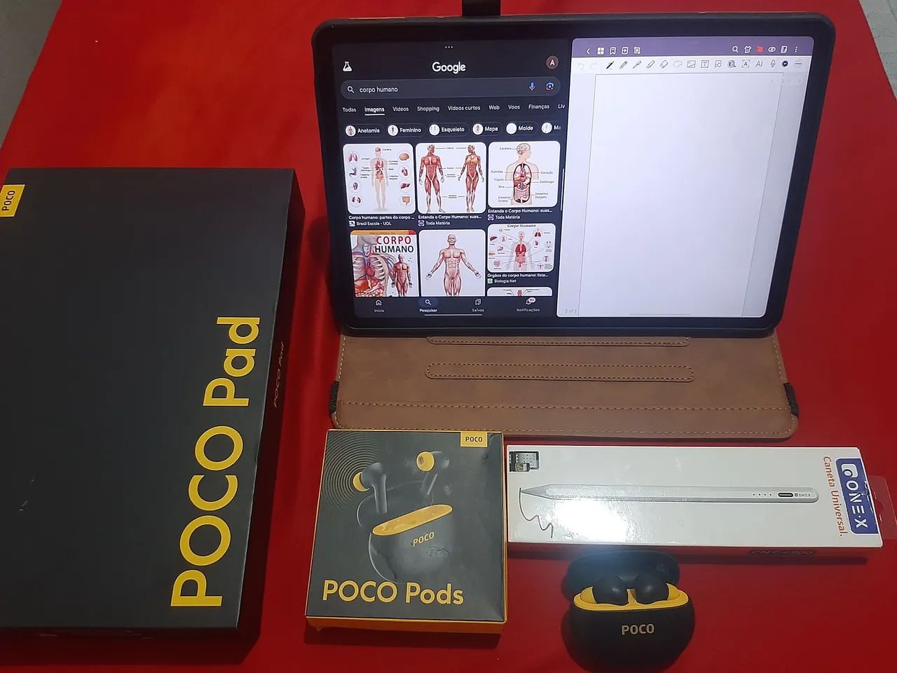 Tablet POCO Pad - muito NOVO e acessórios.  - Foto 4