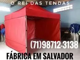 Tenda sanfonada direto de fábrica Rei das tendas salvador entrega rápida 