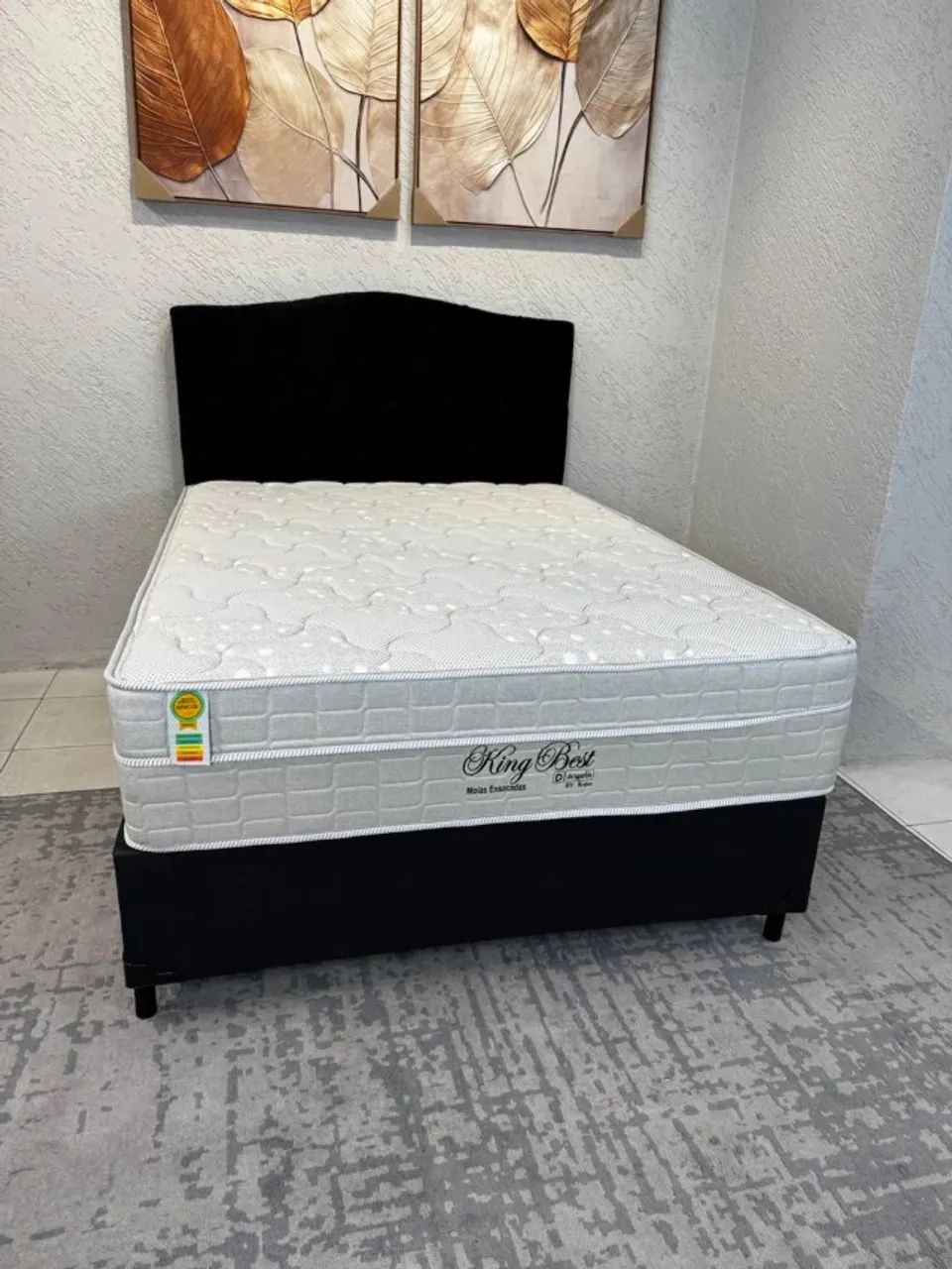 Conjunto: Colchão King Best + Base Box Casal - Foto 3