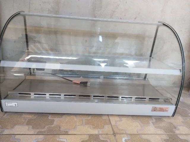 Estufas para Salgados 6 bandejas com luz de led