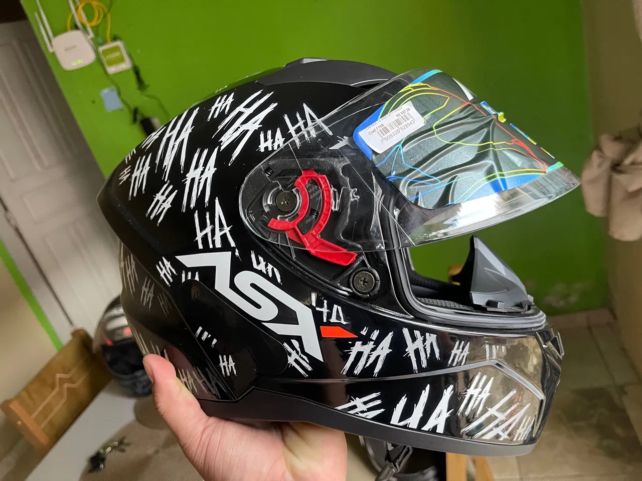 Capacete Personalizado Estilo Coringa