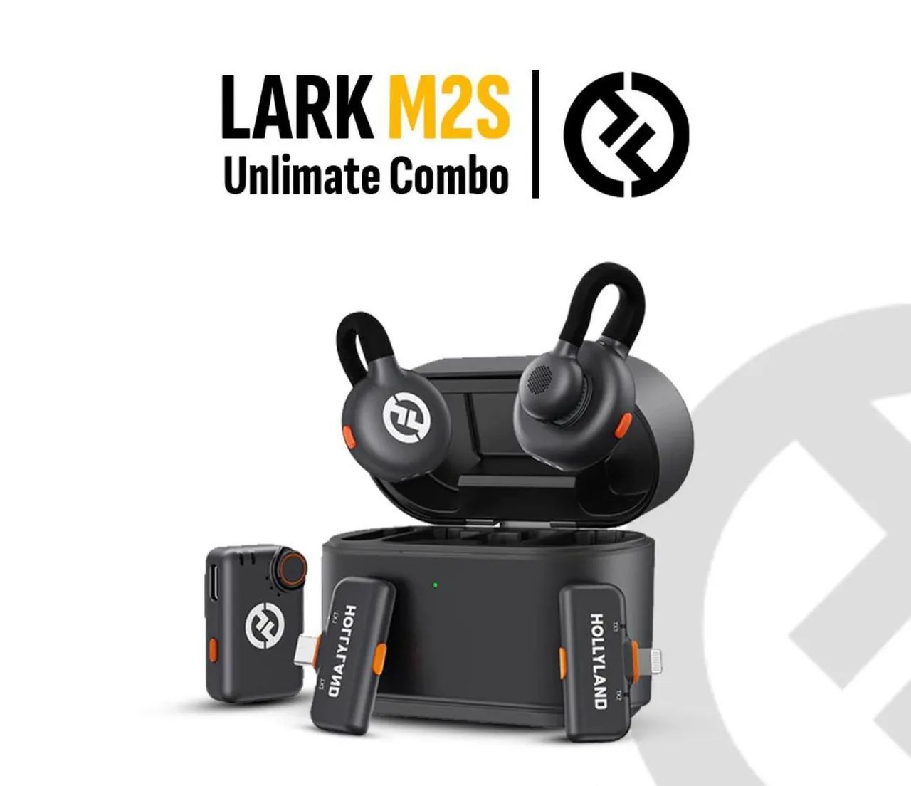 Microfone Lark M2s | ultimate combo Hollyland - lacrado