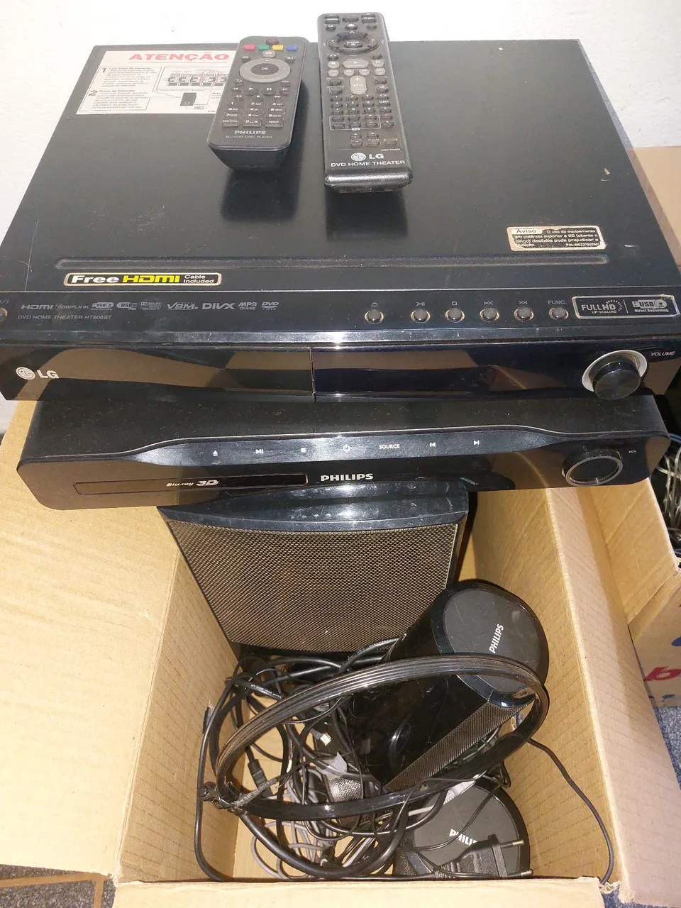 Home Theater LG e Philips