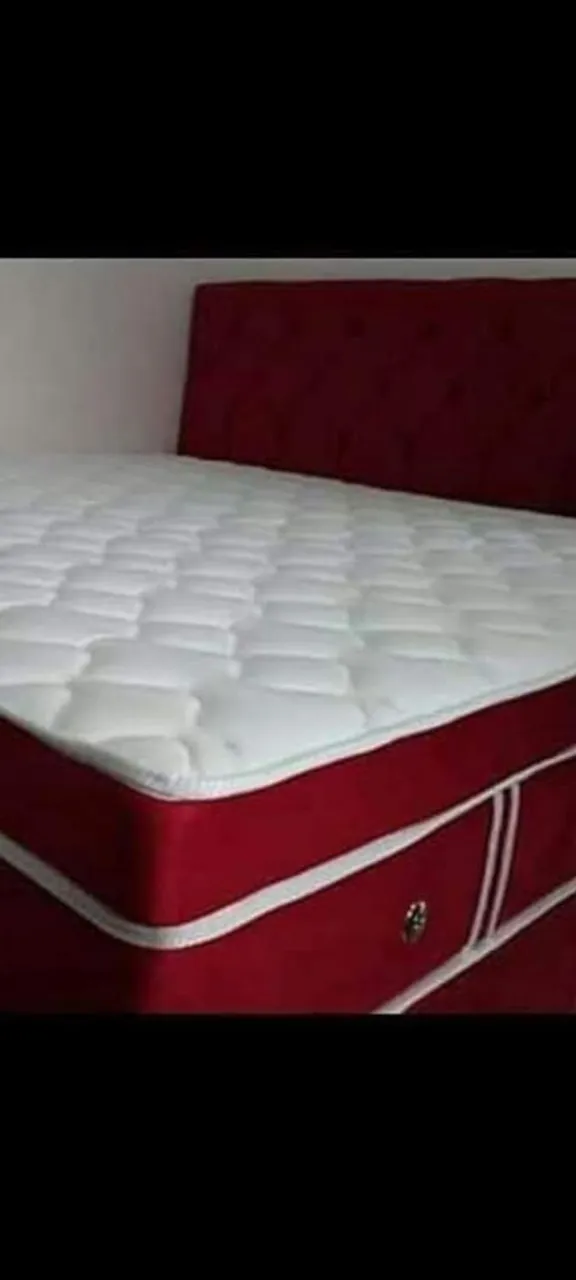 Cama Box Casal com Colchão Confortável