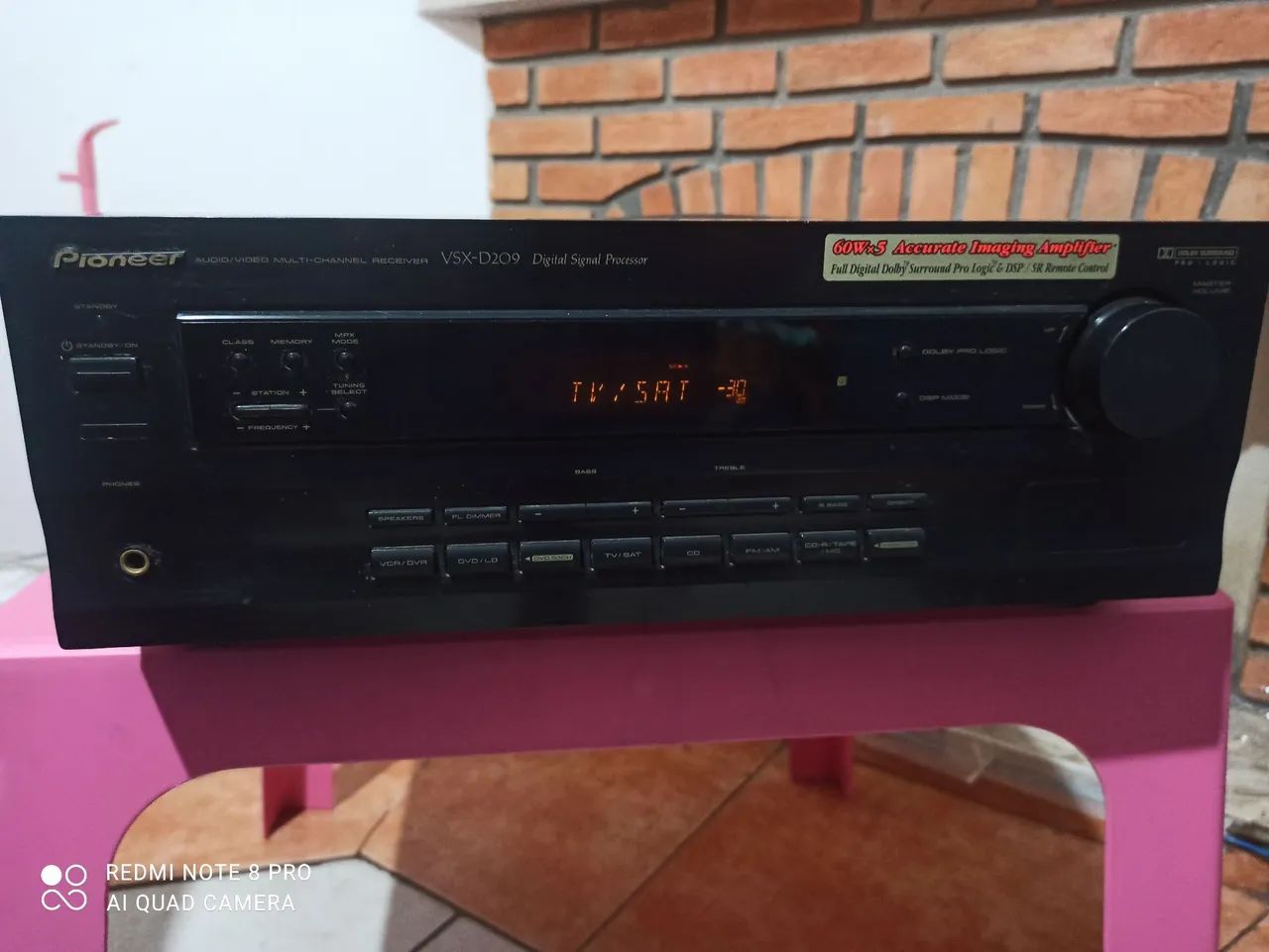 Receiver Pioneer VSX-D209