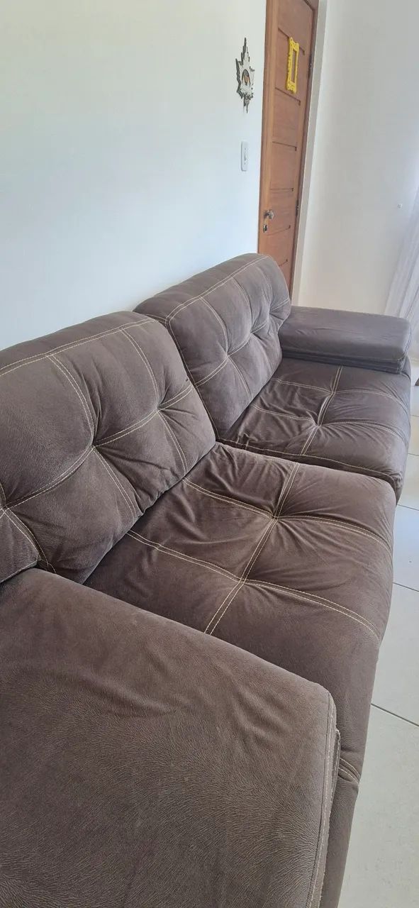 Sofá marrom - Foto 2