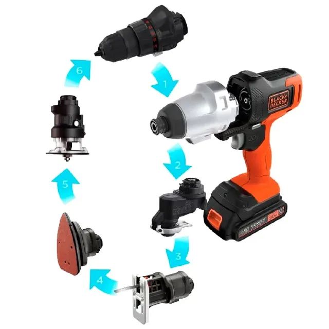 Jogo Ferramentas 20v Max Combinada Mtx20k6a-br Black Decker - Foto 3