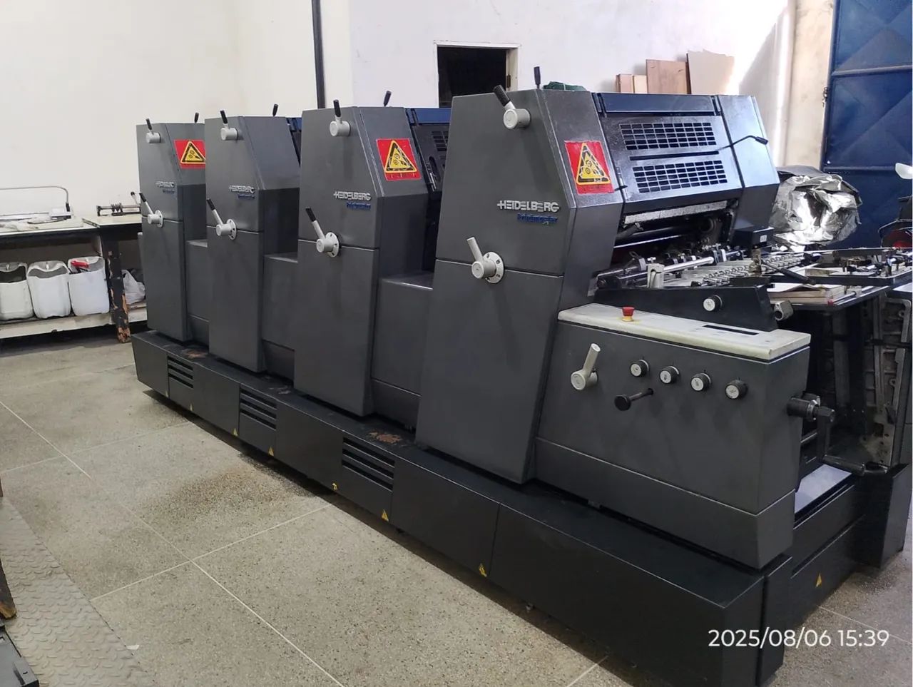 Impressora offset Heidelberg GTO 52-4 ano 2010