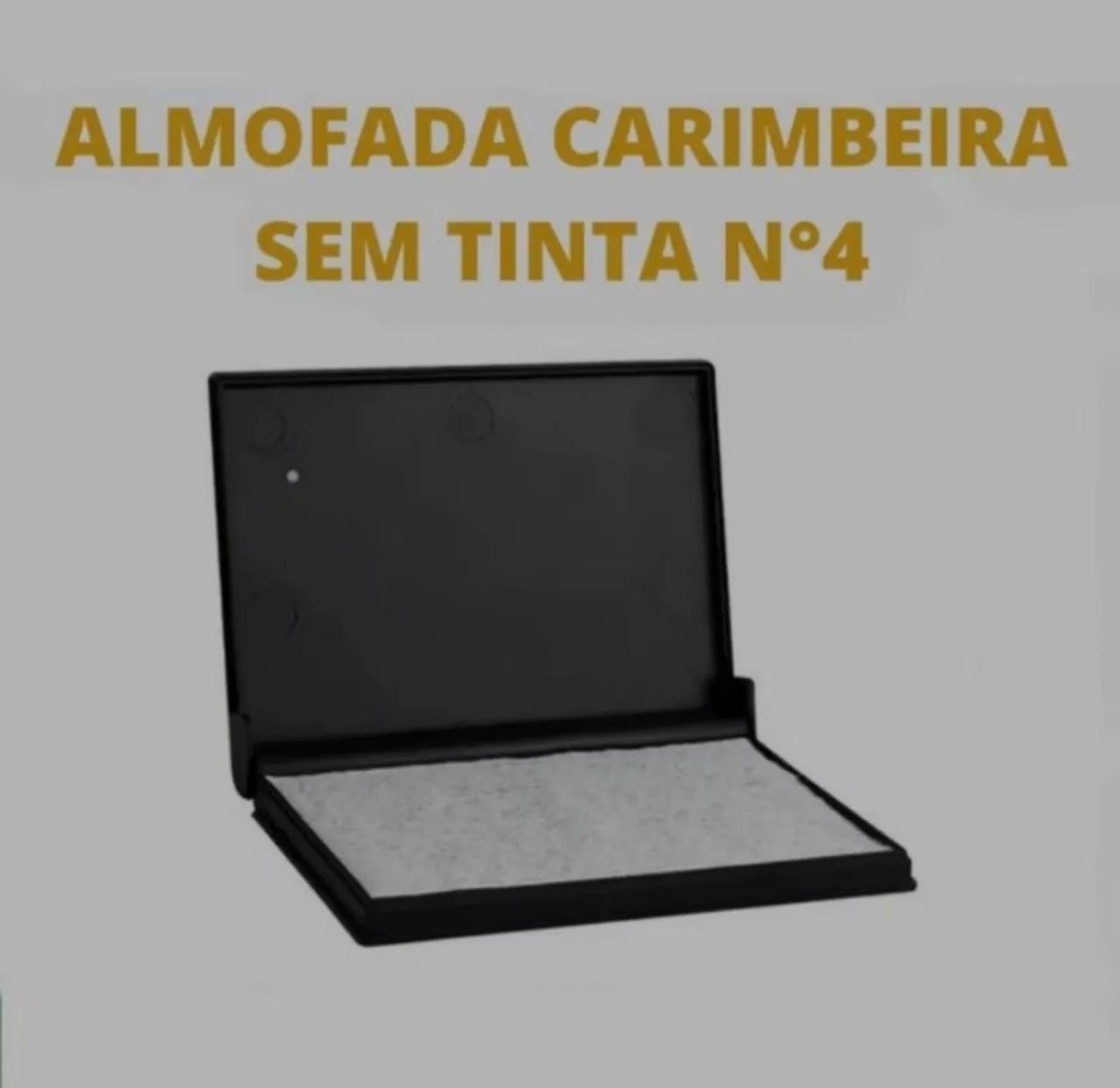 Almofada para Carimbo - Carimbeira N°4 Sem Tinta - Foto 2