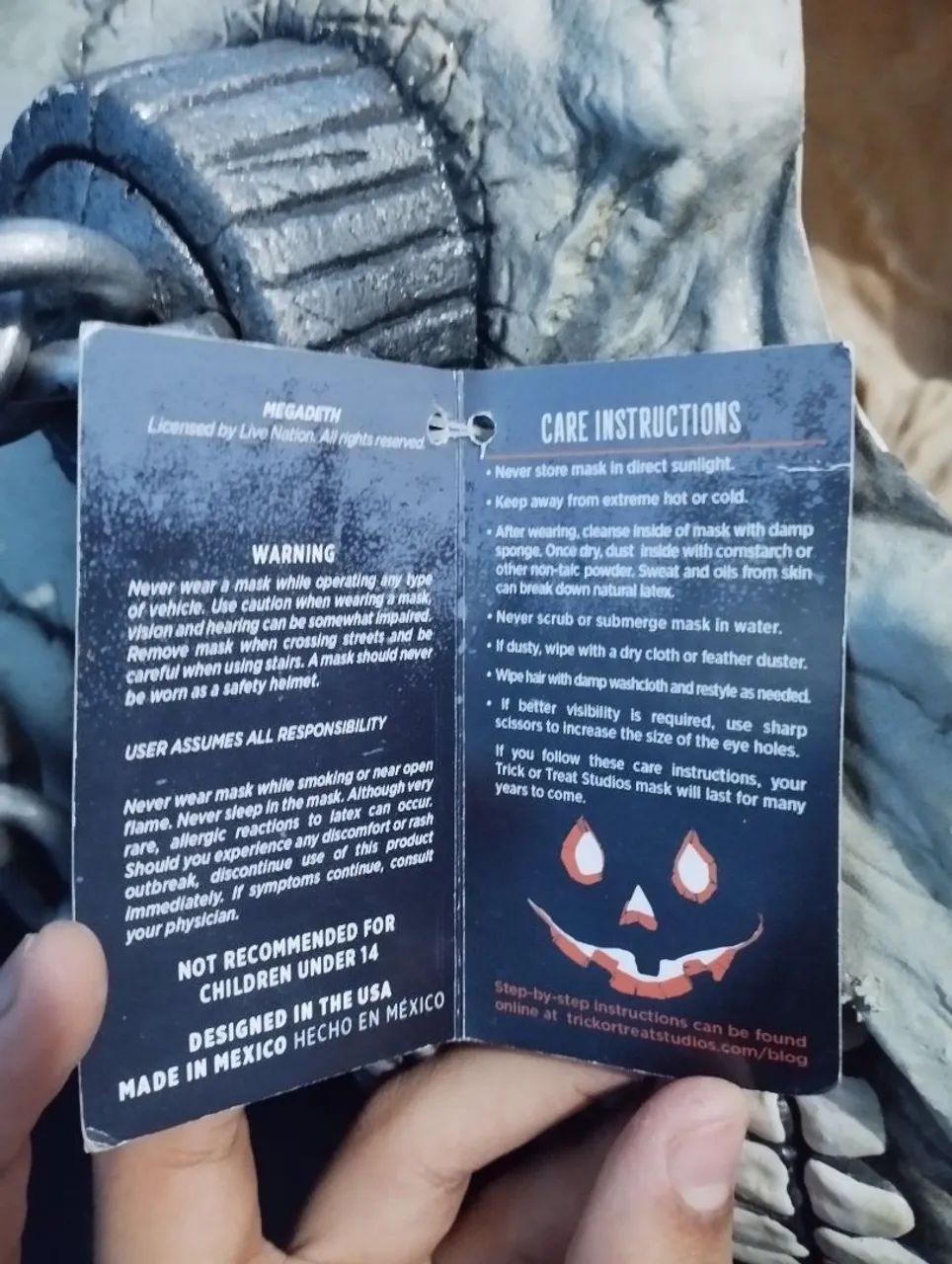 Máscara VIC RATTLEHEAD Megadeth - Foto 5