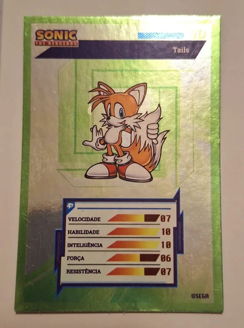 Cartão Sonic The Hedgehog Knuckles - Foto 2