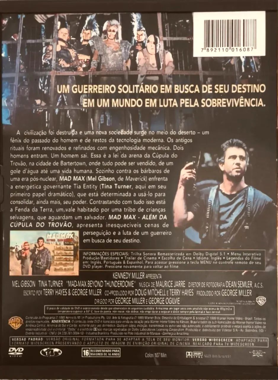 Mad Max - Além da Cúpula do Trovão (DVD) - Foto 2