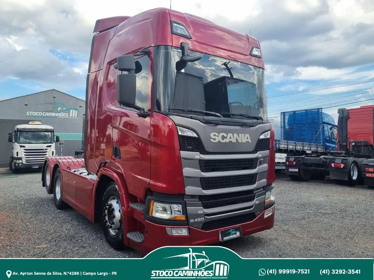 Scania R450, ano 2021, 6x2, cambio automático, impecavel - Foto 3