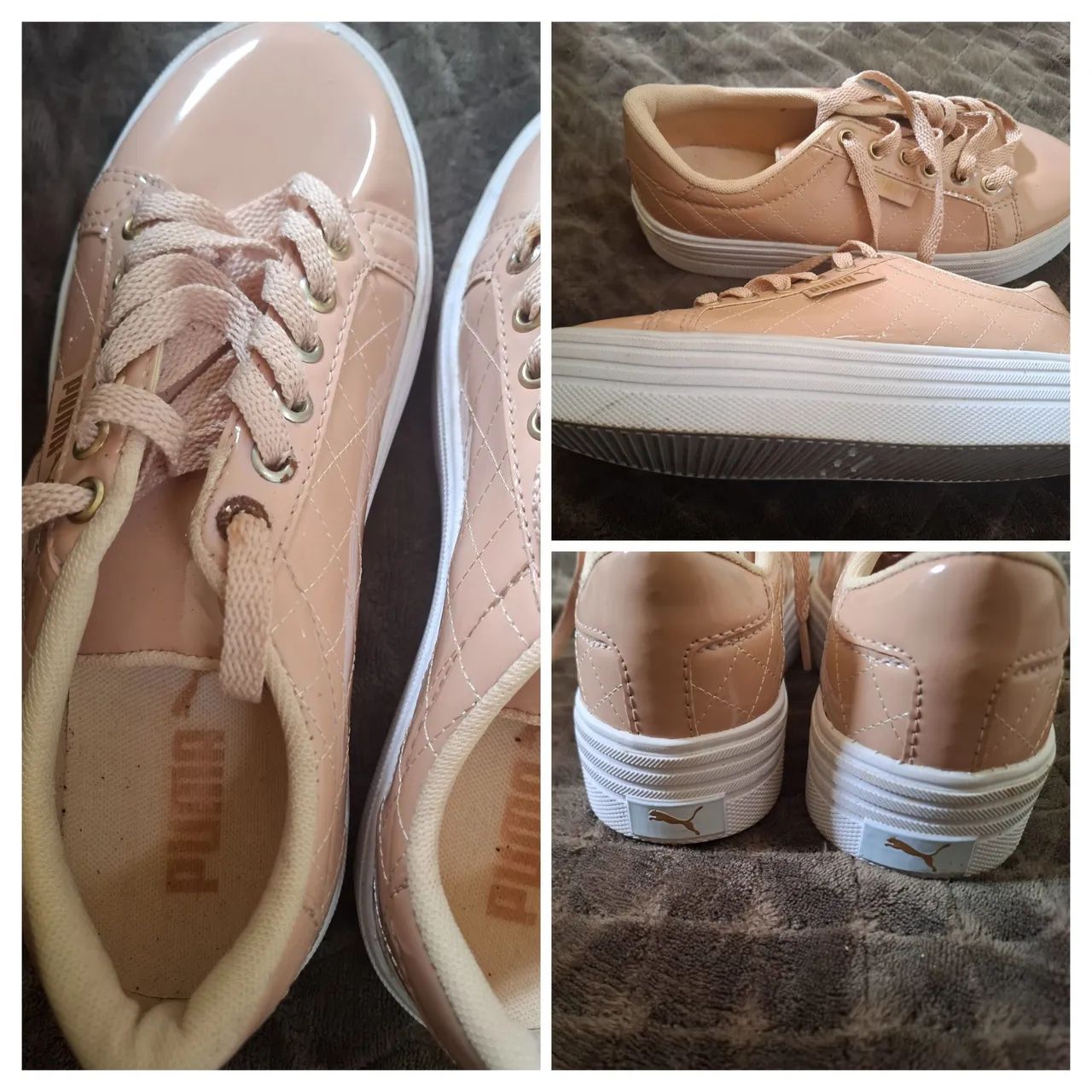 Tênis Puma Feminino Bege