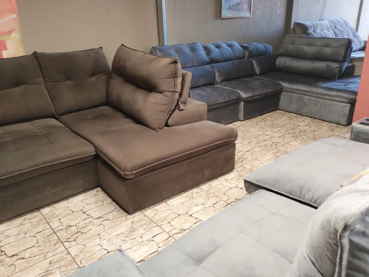 Sofás de qualidade, achadinho de luxo,peça de mostruário e showroom  - Foto 2