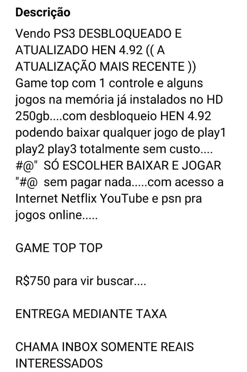 Playstation 3 Slim DESBLOQUEADO  - Foto 3