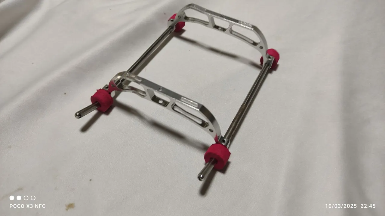 Trem de pouso t rex linha 450.aling metal