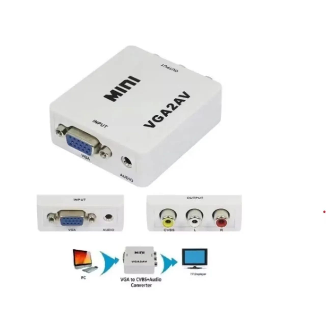 Conversor VGA para AV RCA  - Foto 5